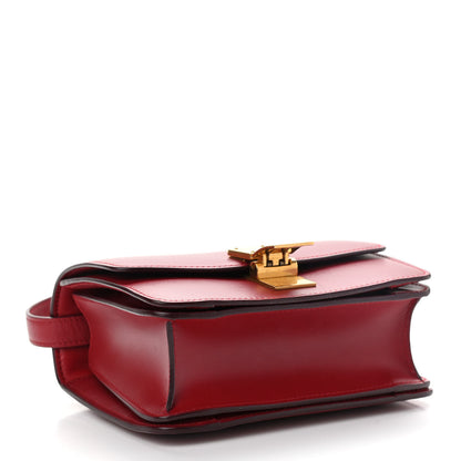 Celine Smooth Calfskin Small Classic Box Flap Bag Red 4 of 10