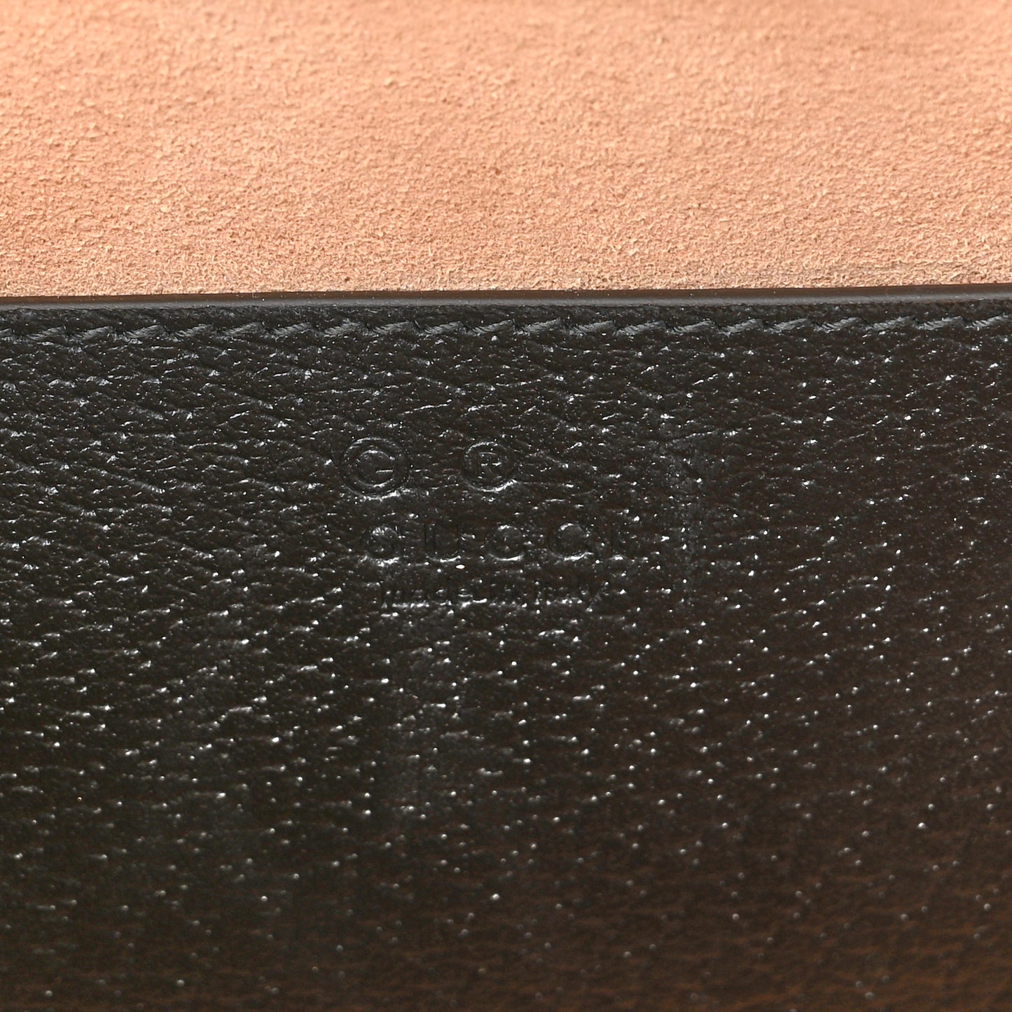 Textured Calfskin Web Small Ophidia Tote Bag Black