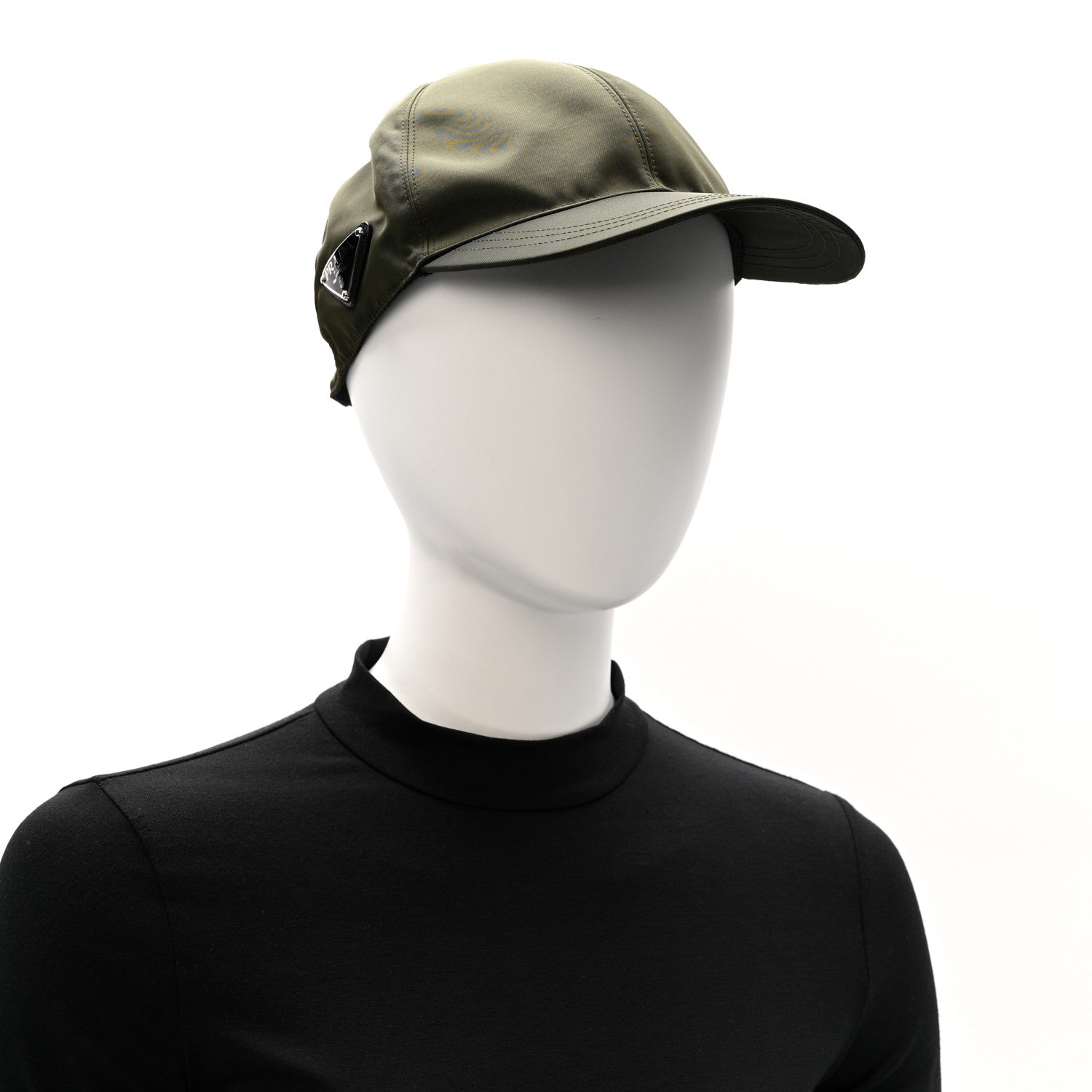Prada Re-Nylon Mens Baseball Cap L Militare 2 of 11
