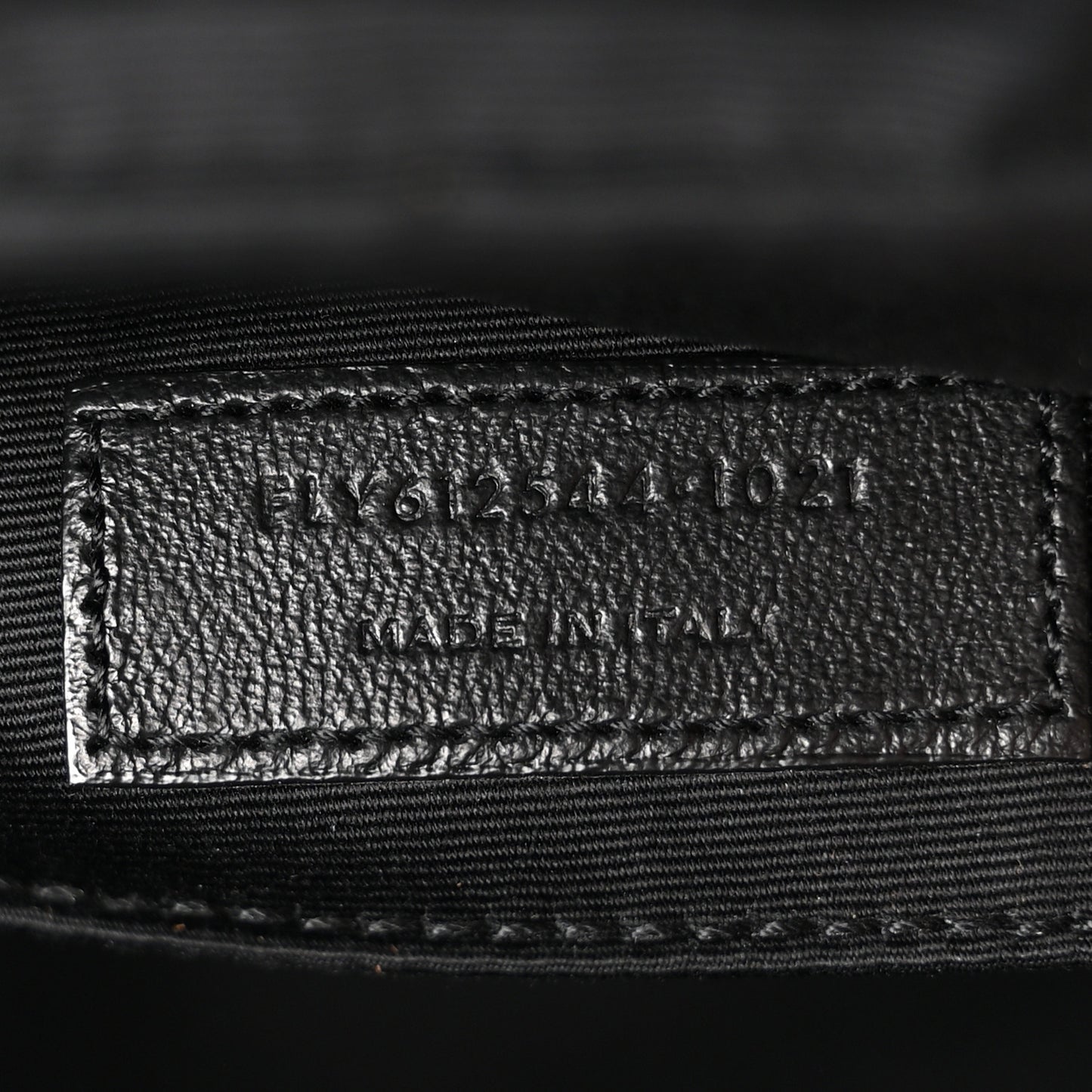 Calfskin Matelasse Monogram Lou Camera Bag Black
