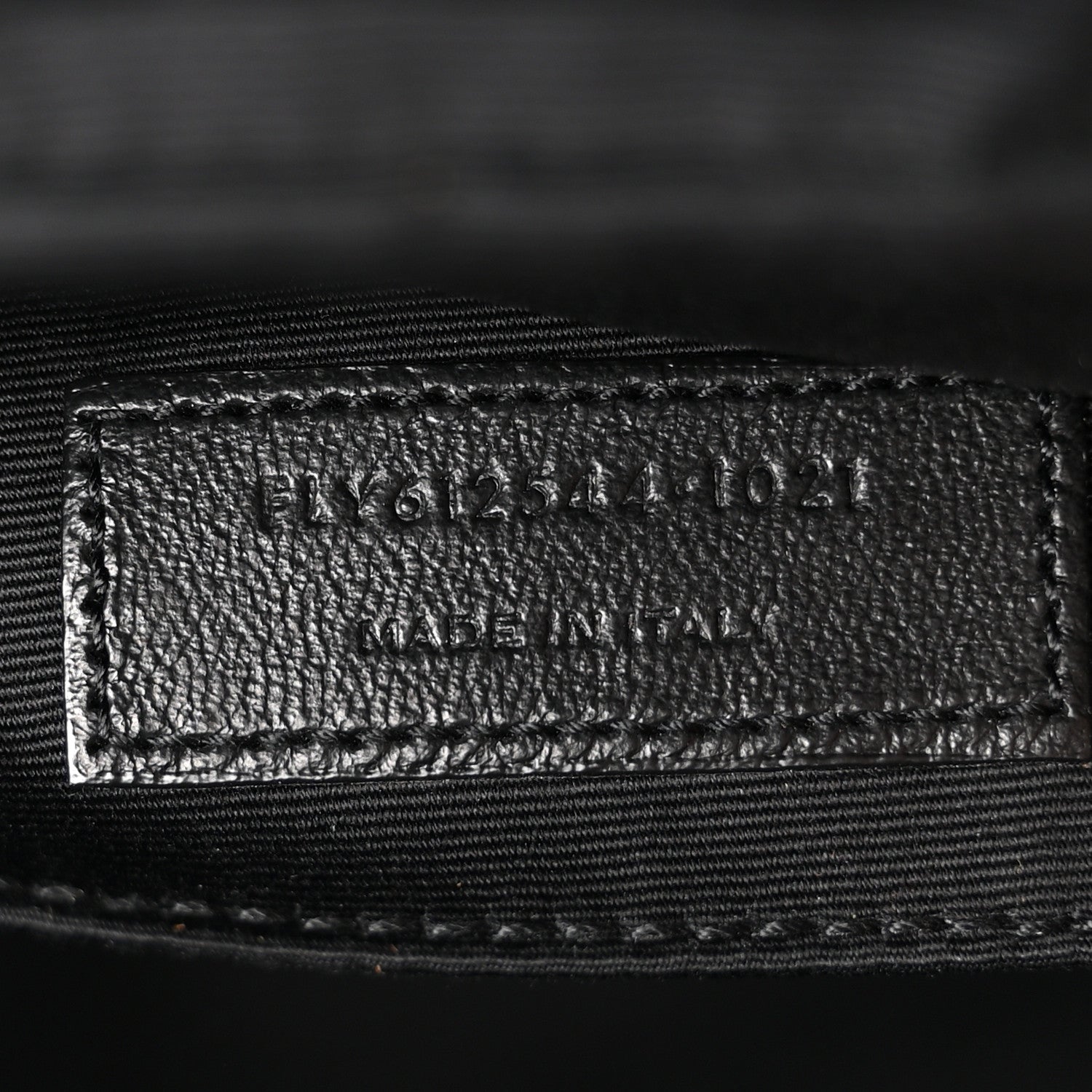 Saint Laurent Calfskin Matelasse Monogram Lou Camera Bag Black 7 of 12