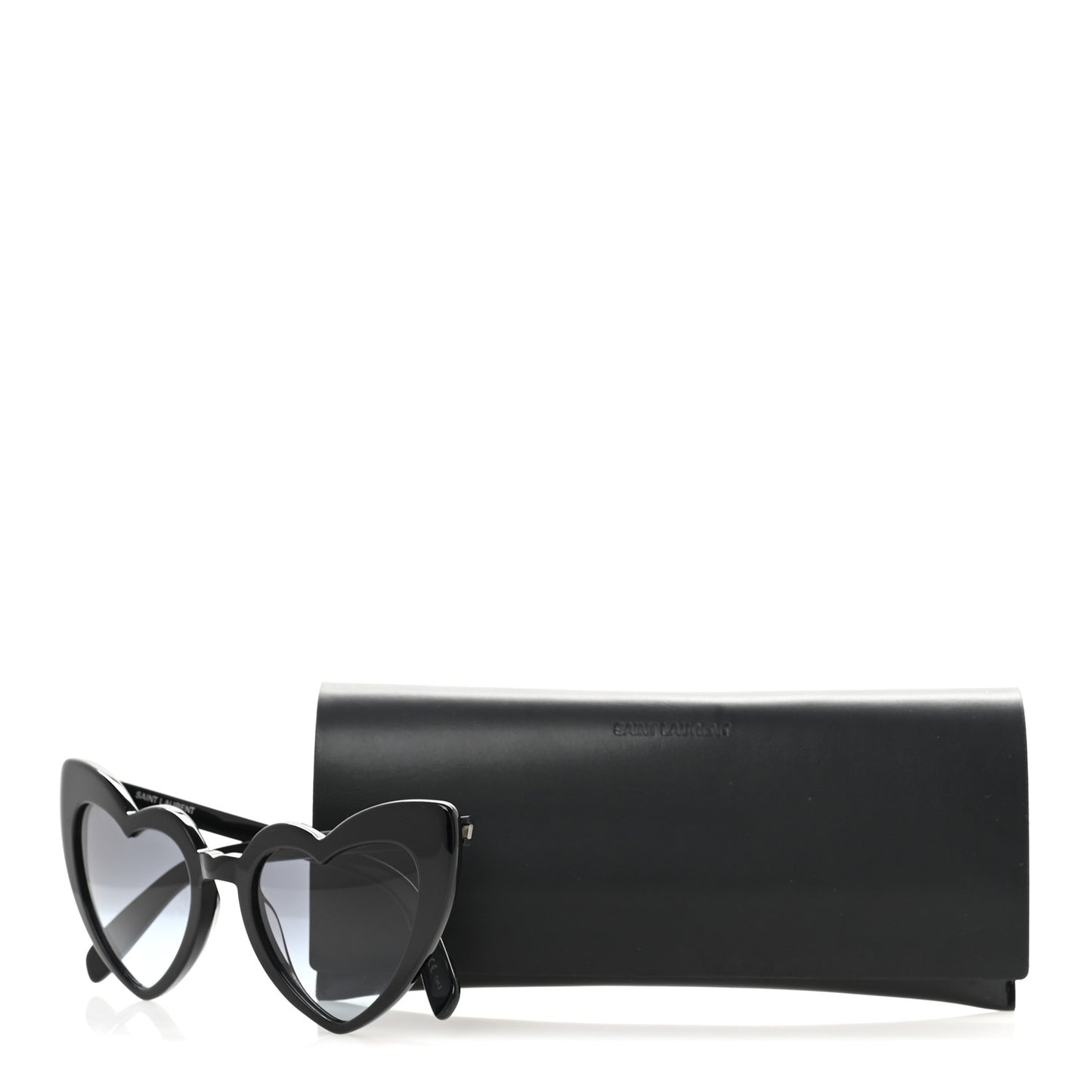 Acetate Heart Frame Loulou SL181 Sunglasses Black