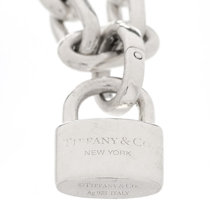 Tiffany Sterling Silver Pearl HardWear Lock Bracelet 4 of 4