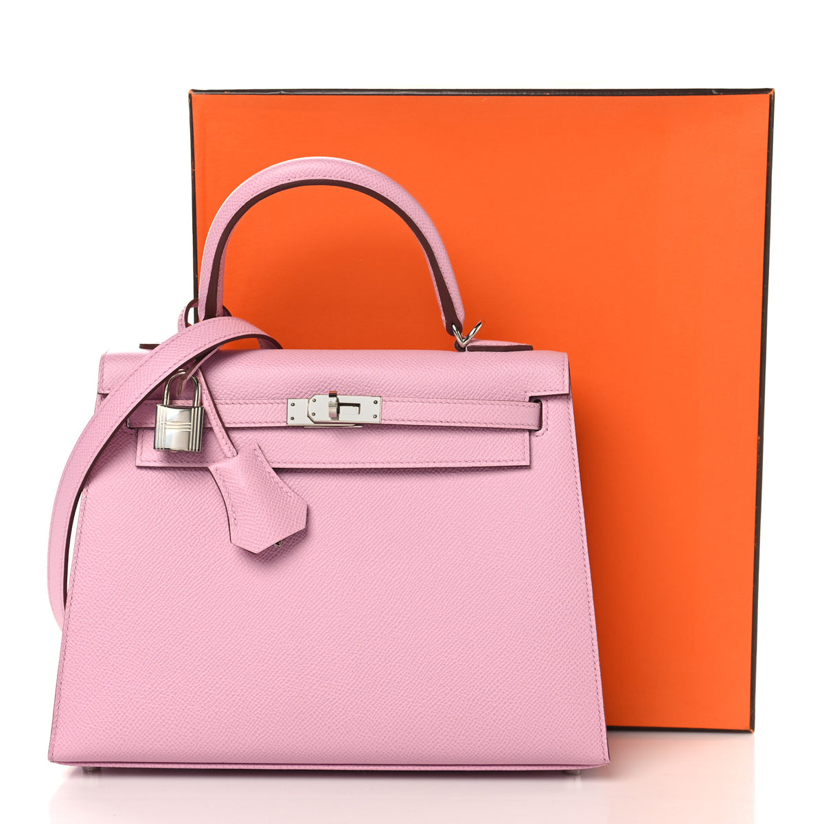 Hermes Epsom Kelly Sellier 25 Mauve Sylvestre 11 of 11