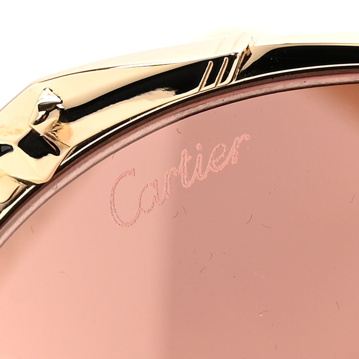 Panthere De Cartier Round Sunglasses CT0149S Gold Pink