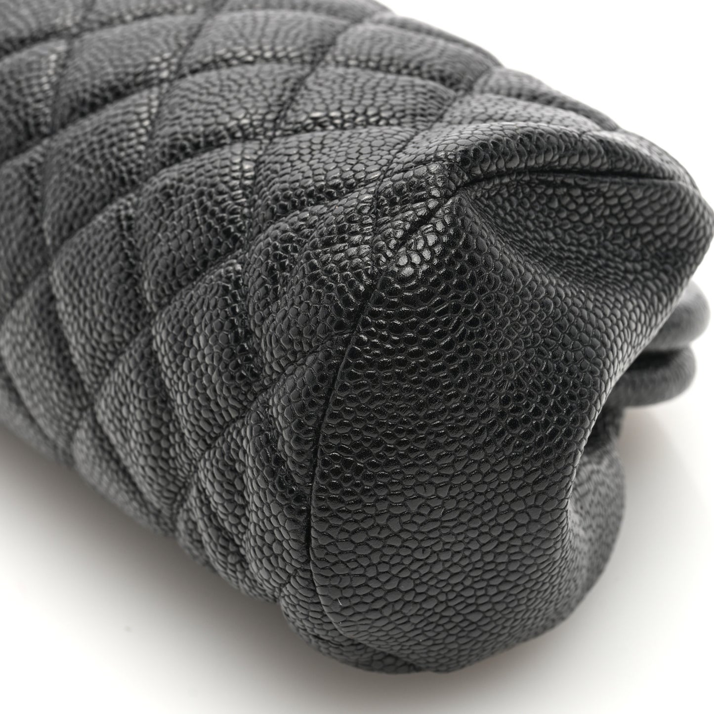 Caviar Quilted Timeless Clutch Black