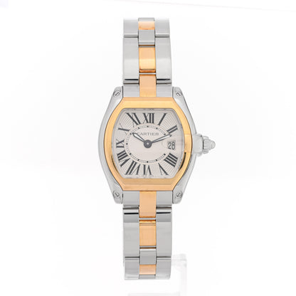 Cartier Stainless Steel 18K Yellow Gold 31mm Roadster Quartz Watch 1 of 5
