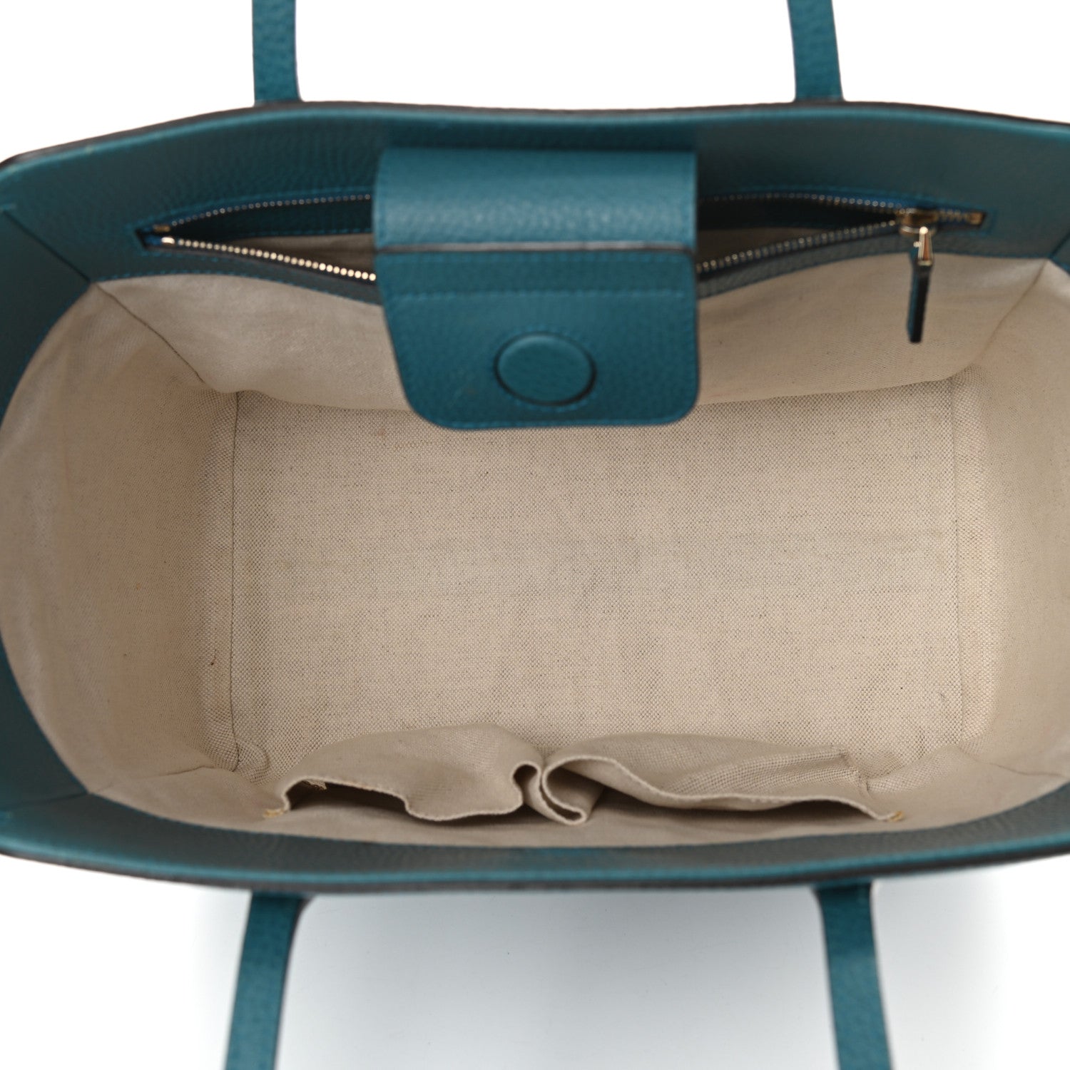 Gucci Dollar Calfskin Small Swing Tote Deep Cobalt 4 of 7