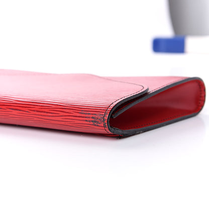 Louis Vuitton Epi Art Deco Clutch Rouge 10 of 11