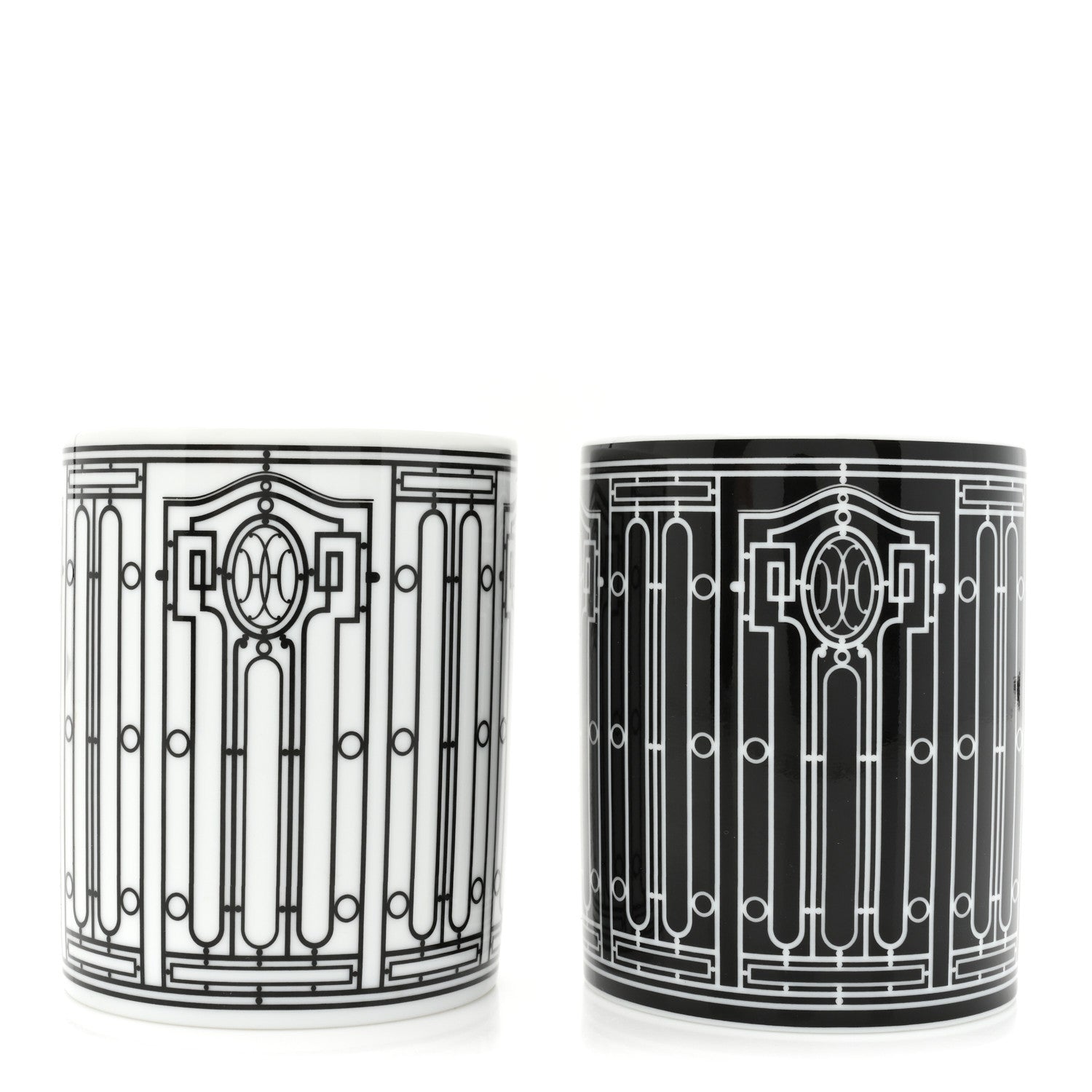 Hermes Porcelain H Deco Mug Set of 2 4 of 11