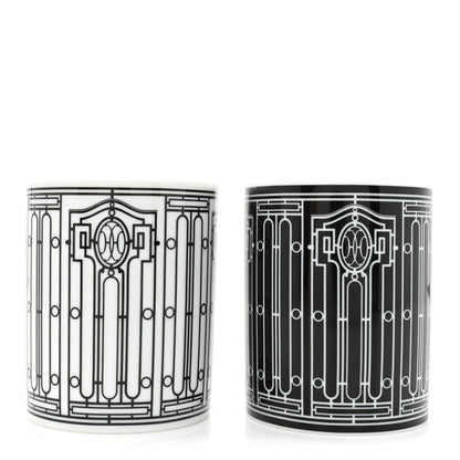 Hermes Porcelain H Deco Mug Set of 2 4 of 11