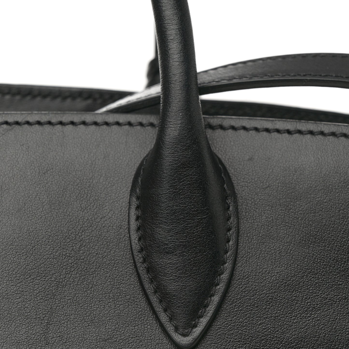 Saffiano City Calfskin Medium Esplanade Tote Palissandro Black