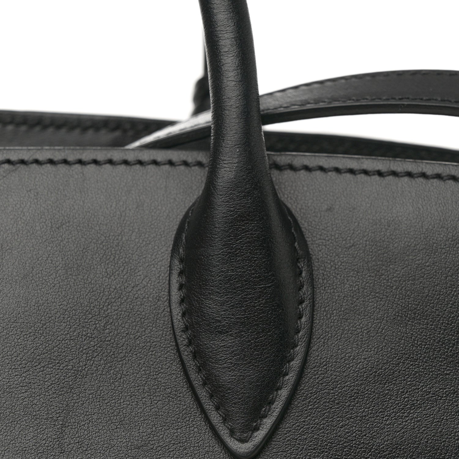 Prada Saffiano City Calfskin Medium Esplanade Tote Palissandro Black 15 of 16