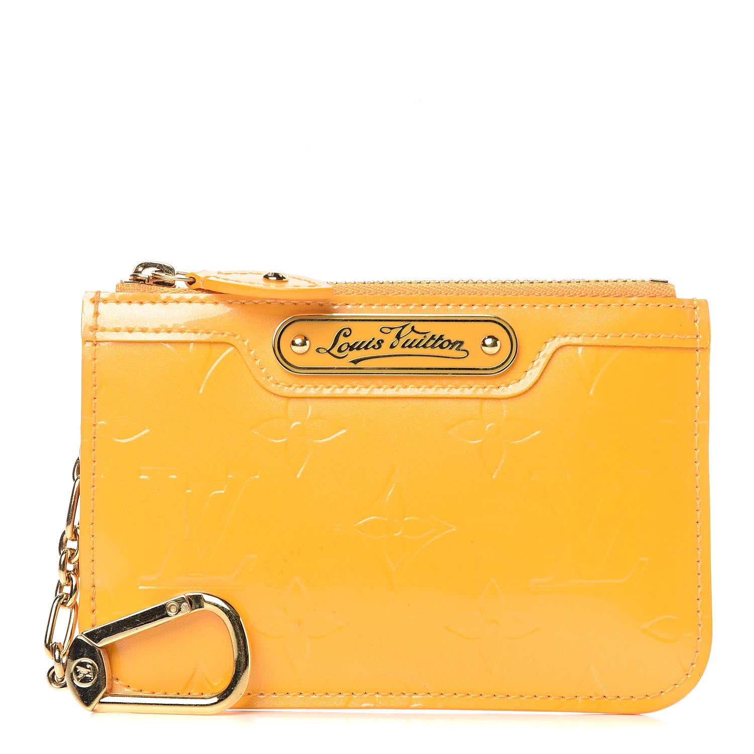 Louis Vuitton Vernis Key Pouch Jaune Passion 1 of 9