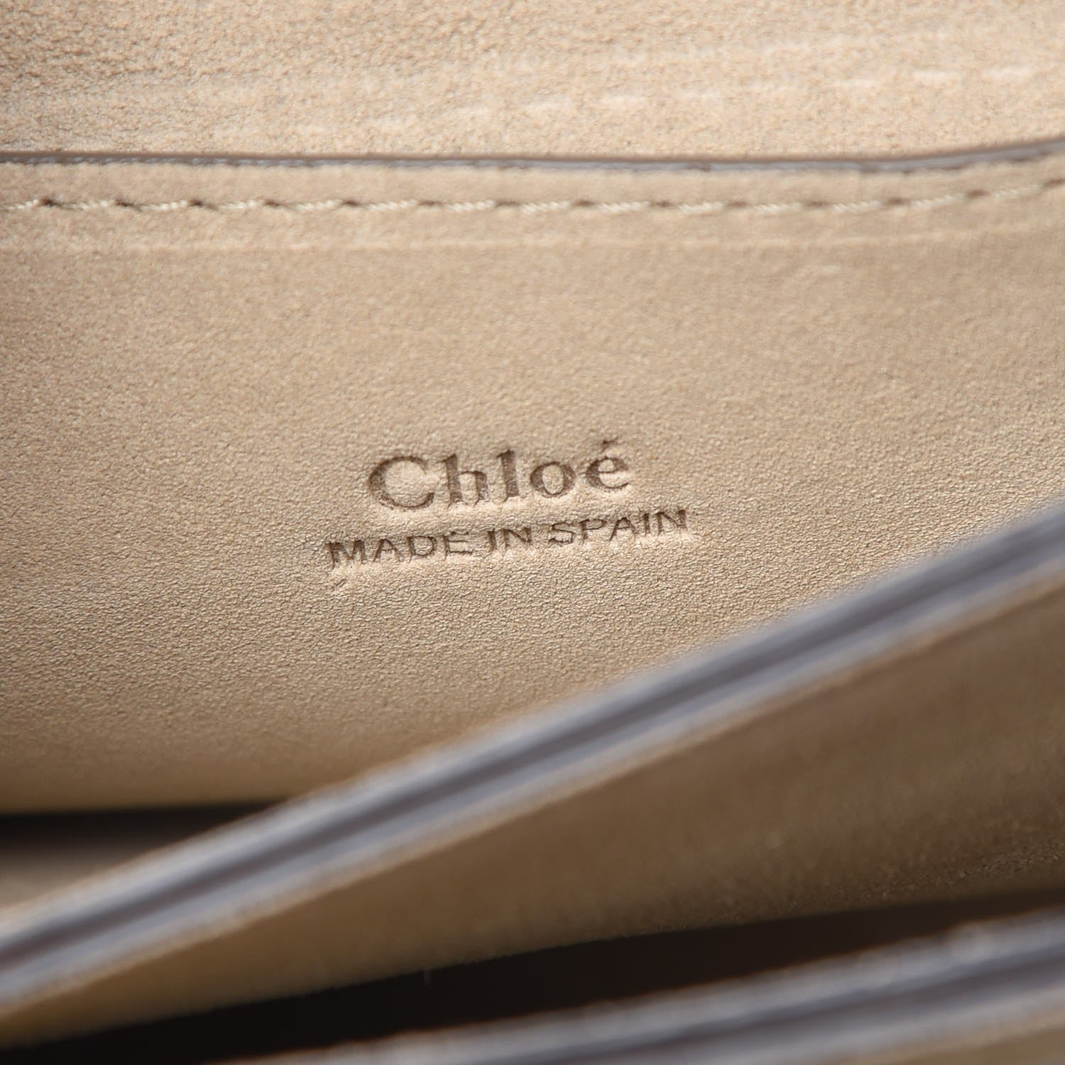 Chloe Suede Calfskin Small Faye Shoulder Bag Tobacco 7 of 12