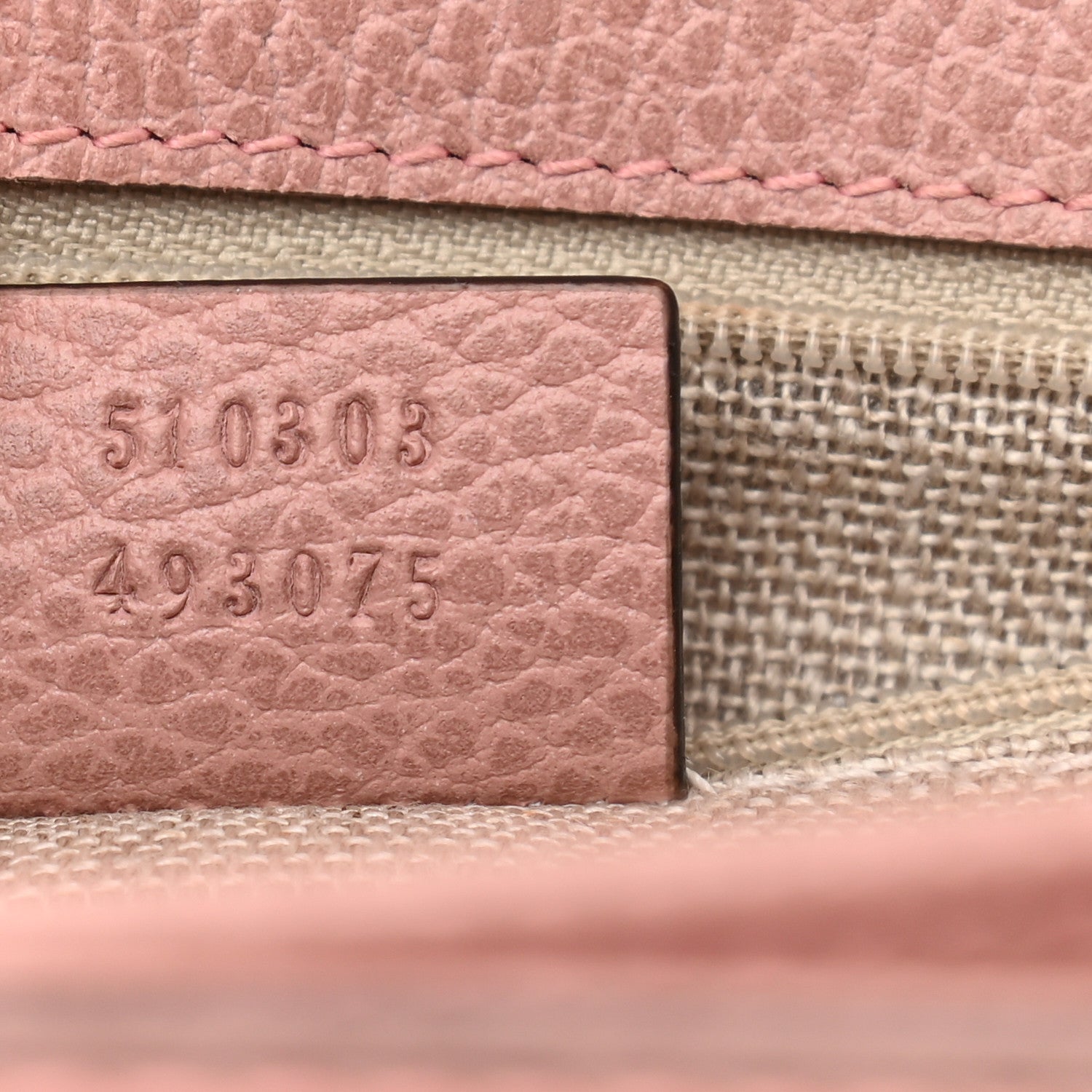 Gucci Dollar Calfskin Interlocking G Shoulder Bag Soft Pink 7 of 10
