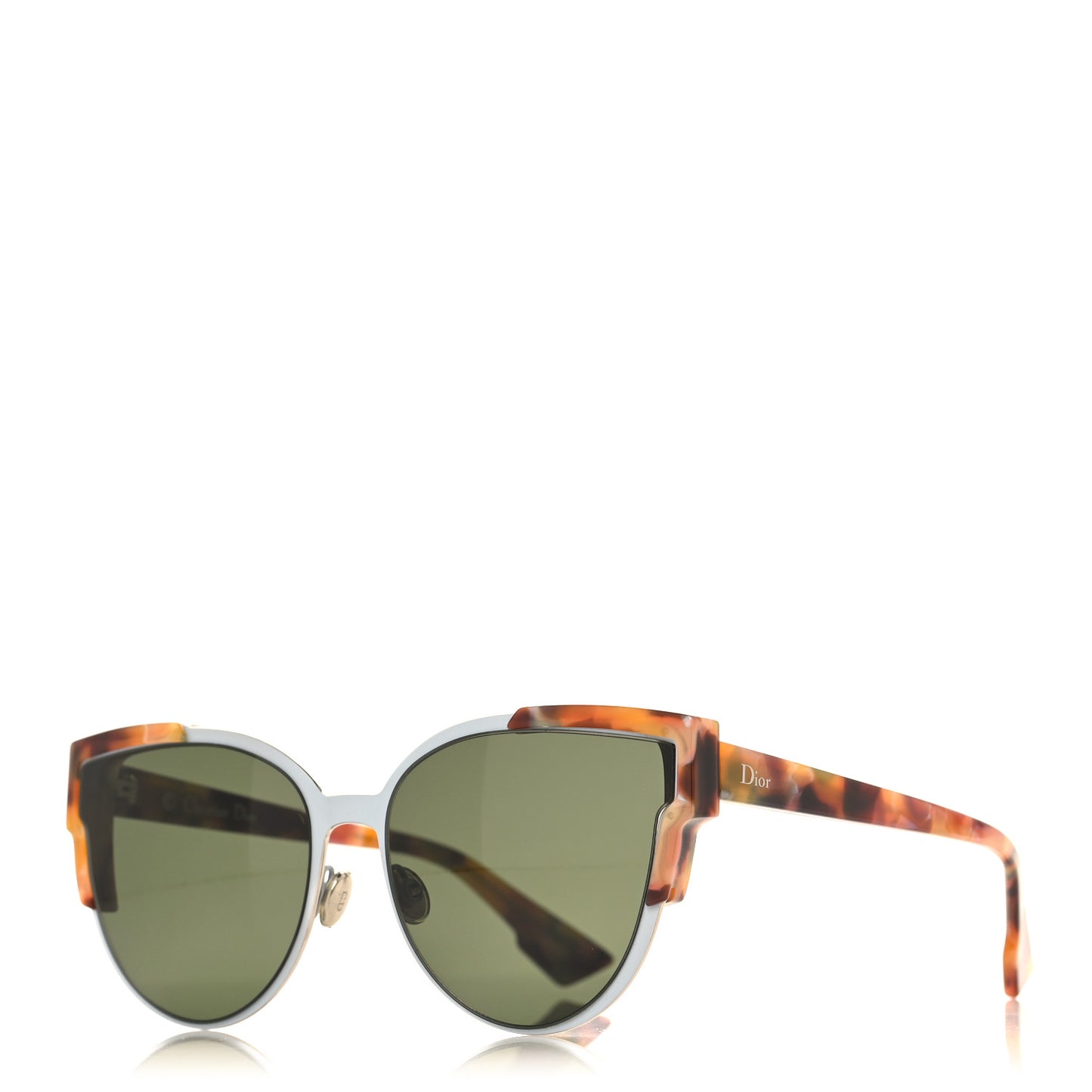 Metal Acetate WildlyDior Sunglasses Light Blue Tortoise