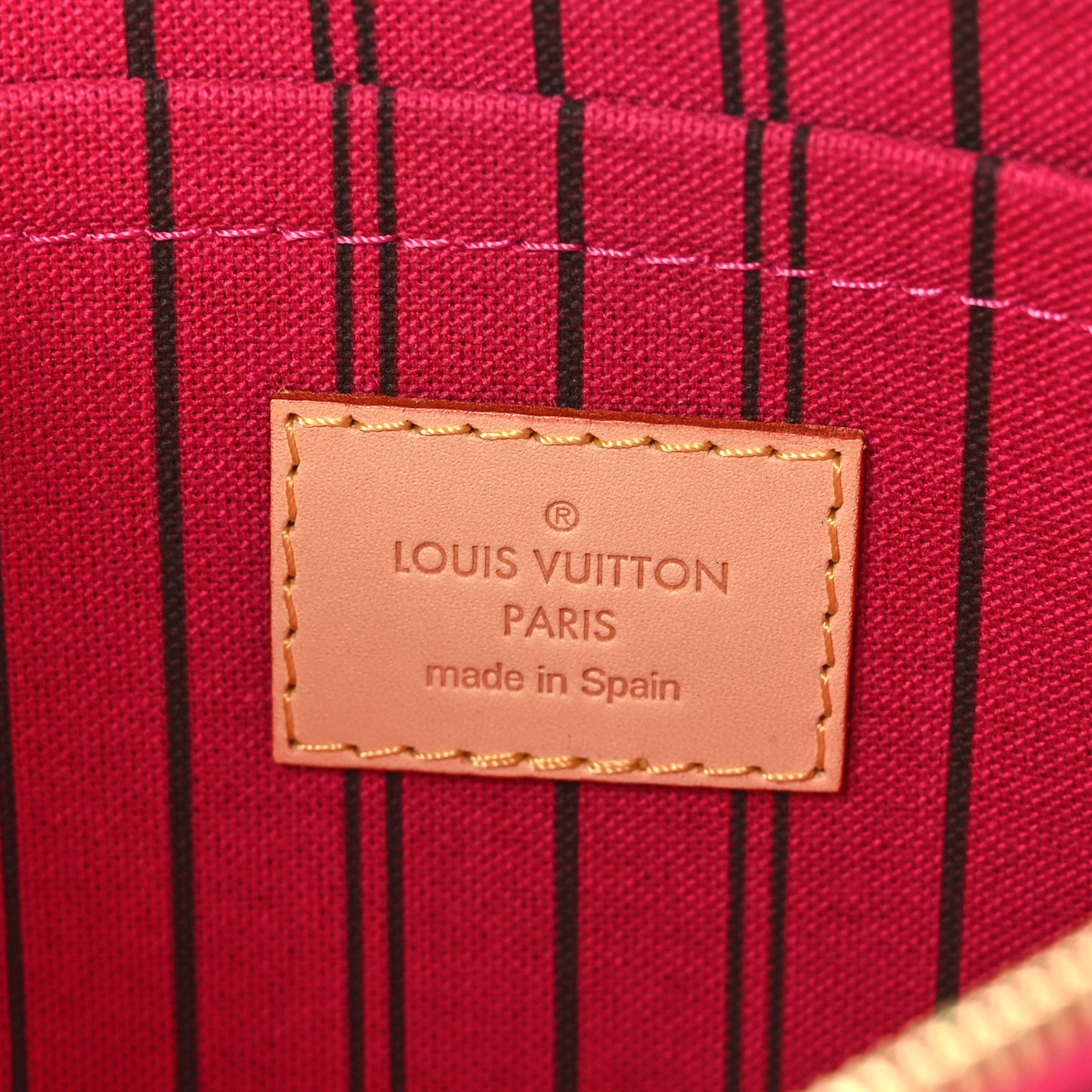 Monogram Neverfull MM GM Pochette Pivoine