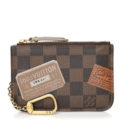 Louis Vuitton Damier Ebene Trunks and Bags Key Pouch 1 of 8