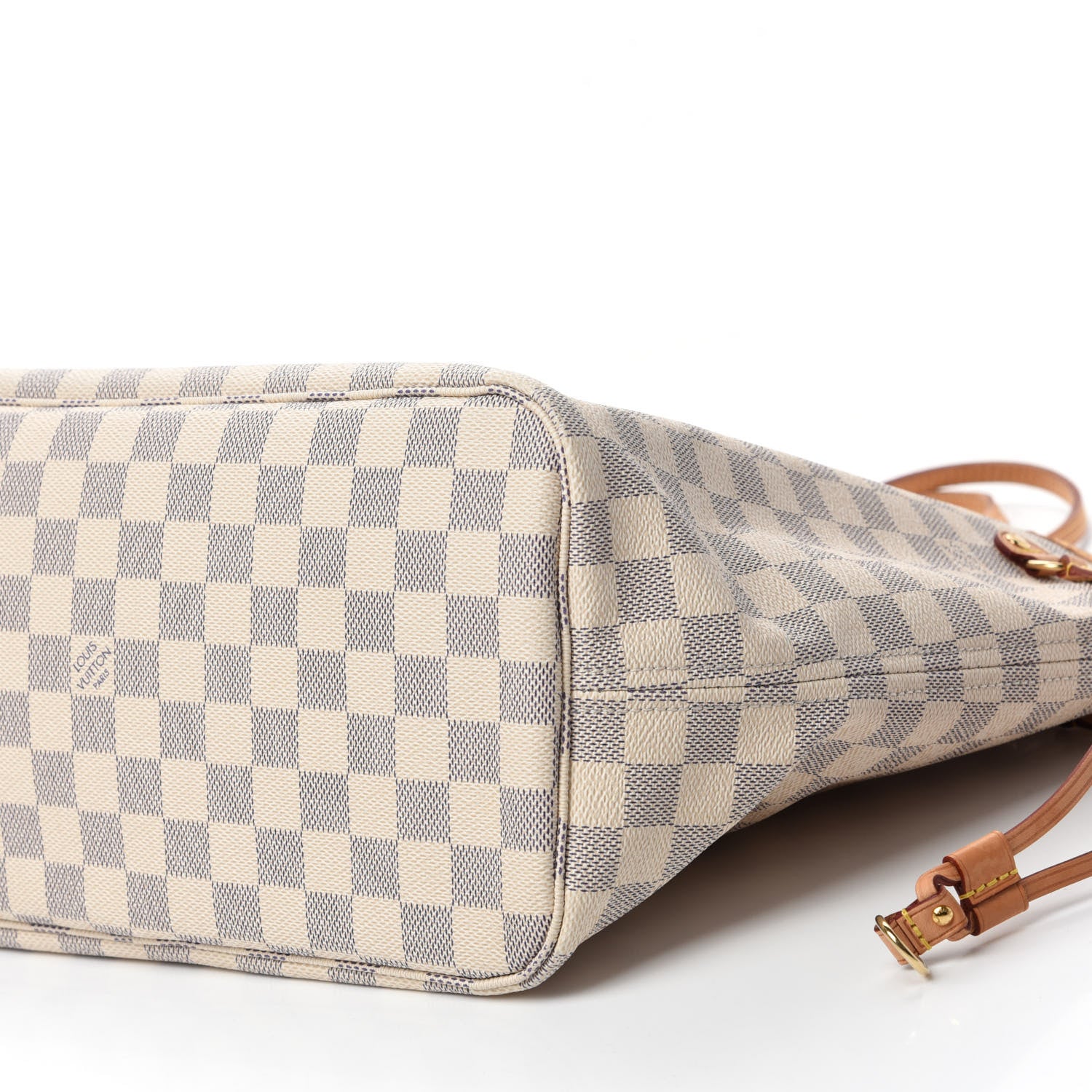 Louis Vuitton Damier Azur Neo Neverfull MM Rose Ballerine 7 of 12