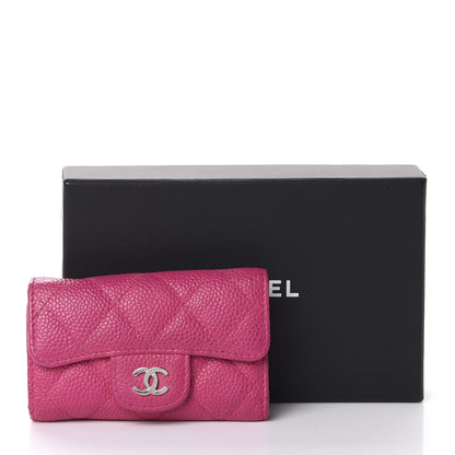 Chanel Caviar Quilted 6 Key Holder Pink 9 of 9