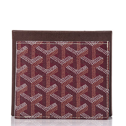 Goyard Goyardine Bi-Fold Victoire PM Wallet Burgundy 7 of 7