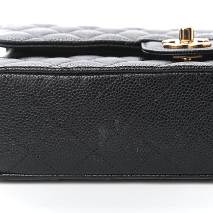 Chanel Caviar Quilted Medium Double Flap Black 10 of 10
