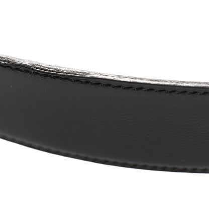 Hermes Box Togo 32mm H Belt 110 Black Vert Bosphore 8 of 10