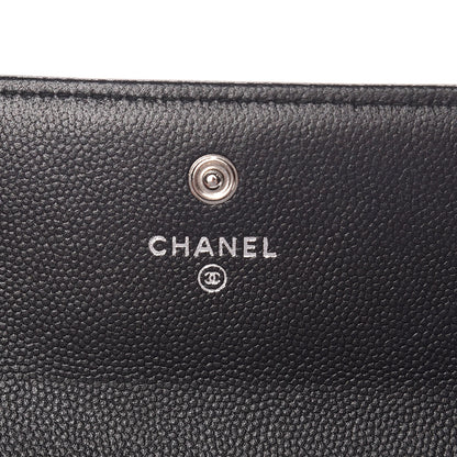 Chanel Caviar Quilted Boy Flap Wallet So Black 6 of 11
