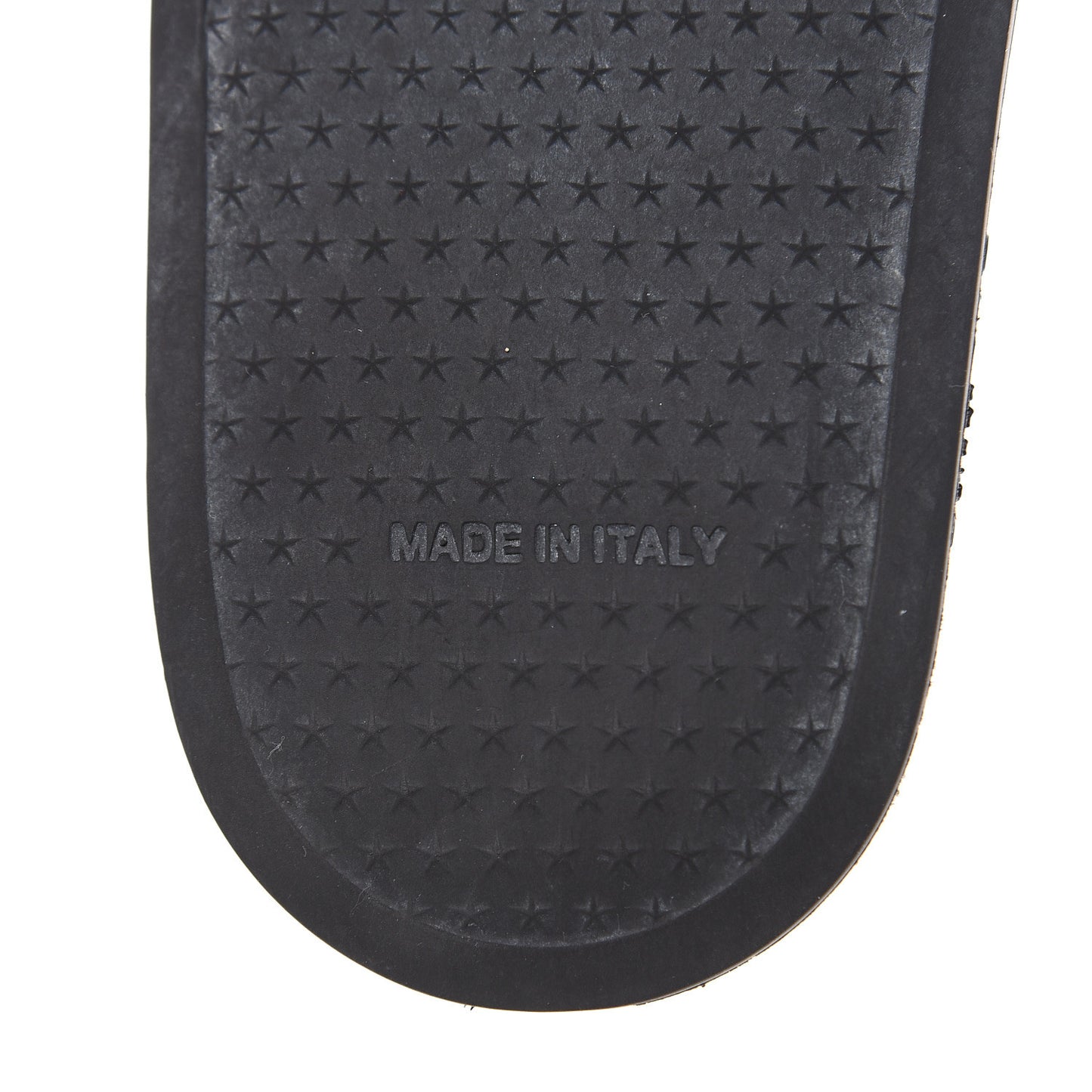 Rubber Logo Pool Slide Sandals 40 Black