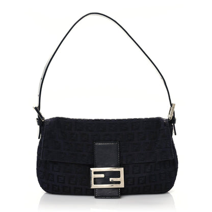 Fendi Zucchino Baguette Black 1 of 18
