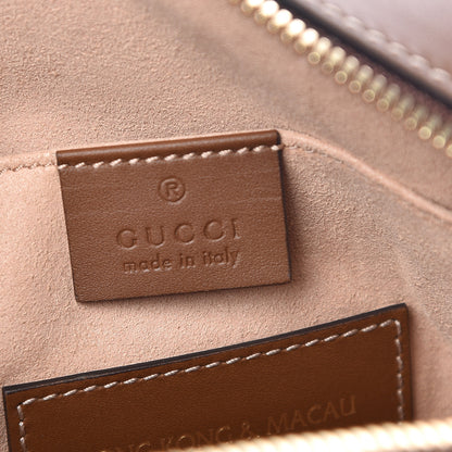 Gucci GG Supreme Monogram Butterfly Embroidered Mini Chain Shoulder Bag Beige Tuscany 8 of 9