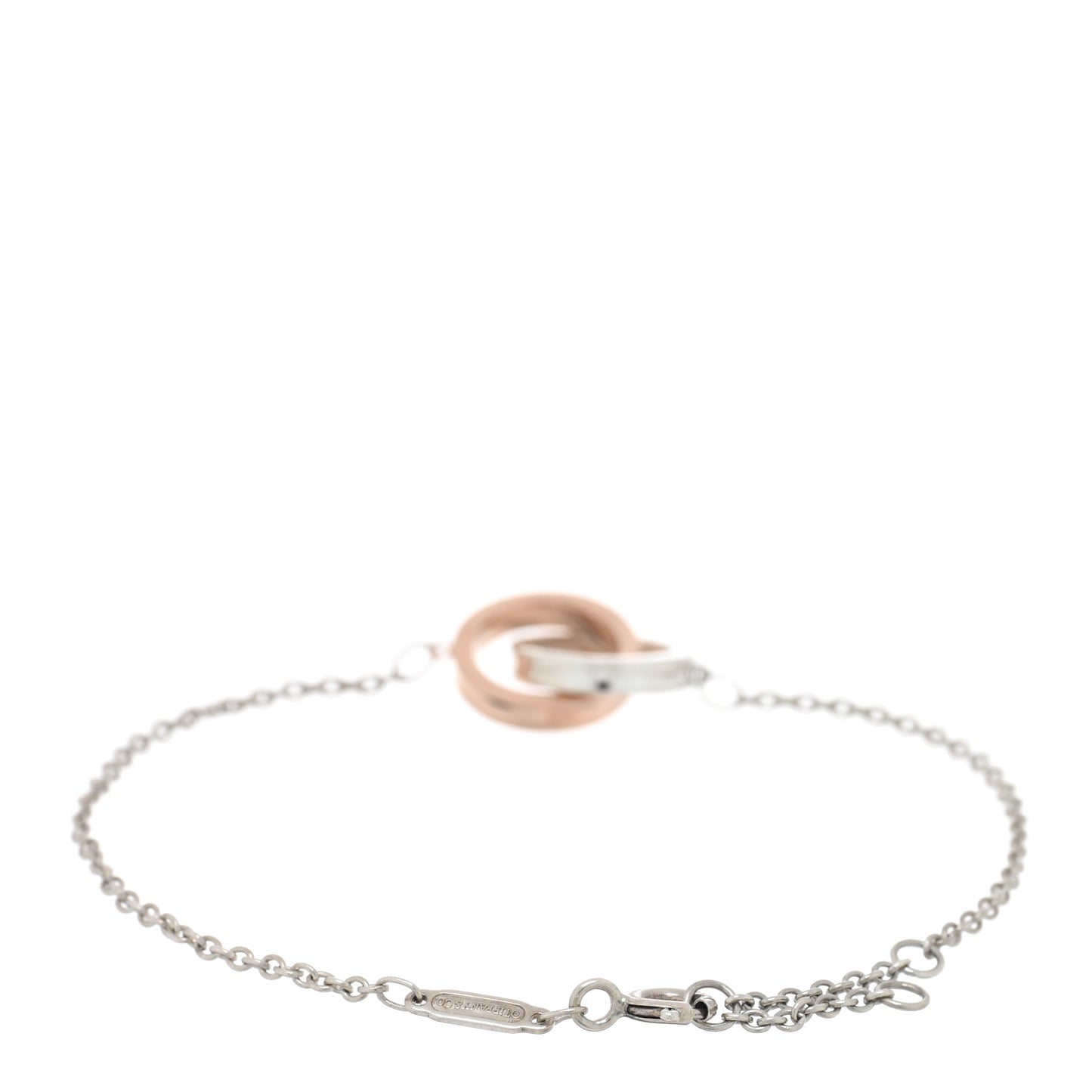 Sterling Silver Rubedo 1837 Interlocking Bracelet