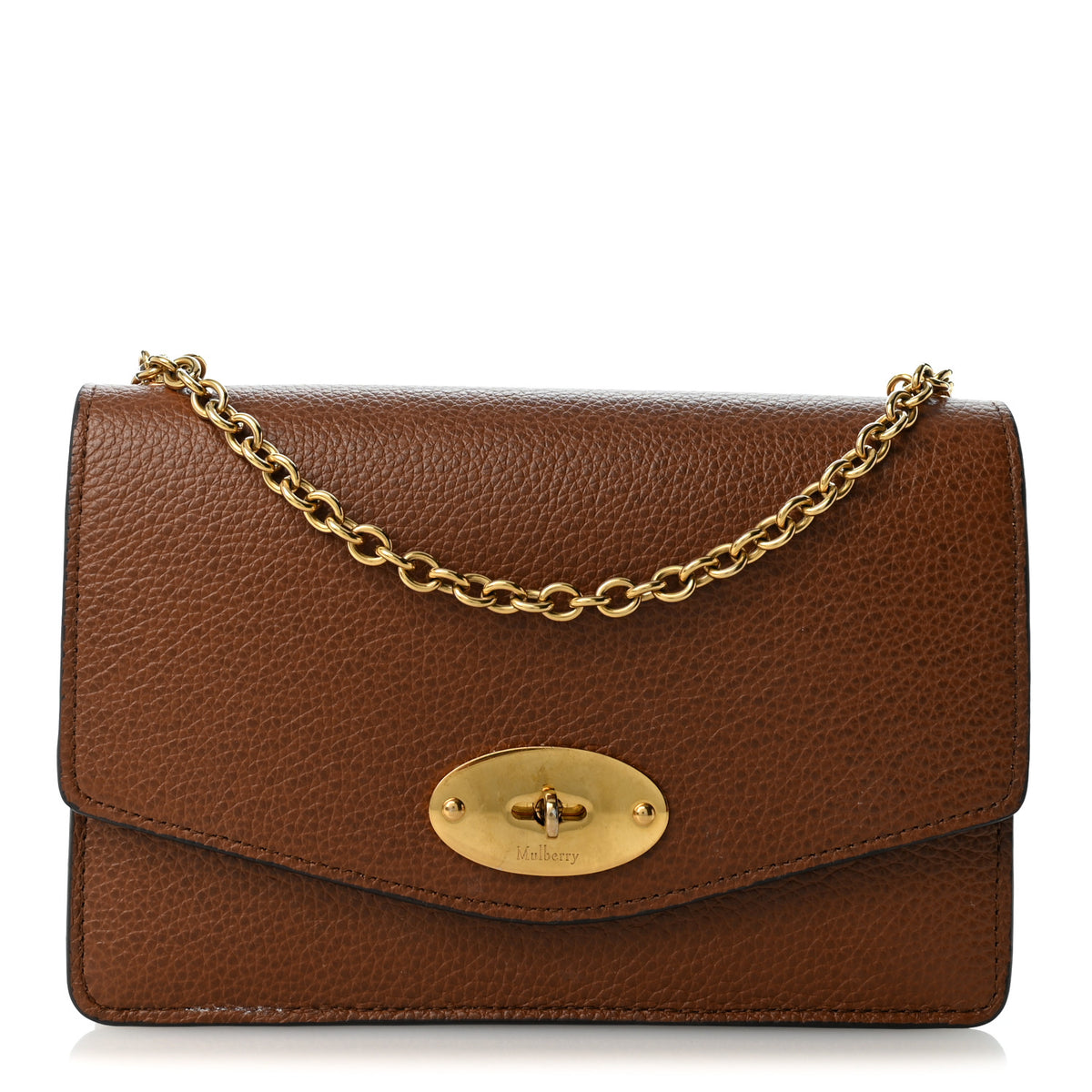 Mulberry Small Classic Grain Calfskin Small Darley Oak 1 of 9