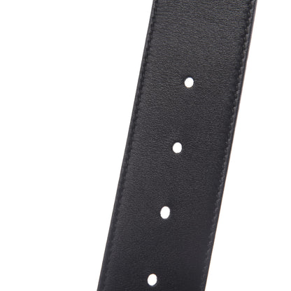 Gucci Calfskin Double G 40mm Belt 80 32 Black 4 of 5