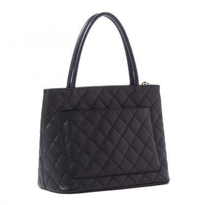 Chanel Caviar Quilted Medallion Tote Black 3 of 12