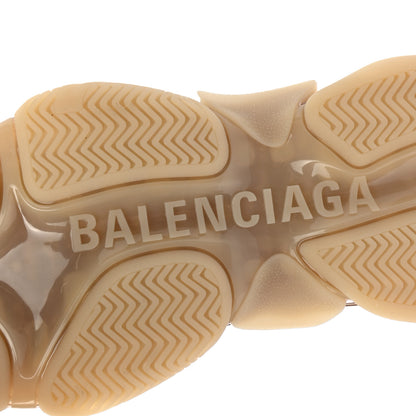 Balenciaga Fabric Mesh Clear Sole Womens Triple S Sneakers 37 Beige 6 of 8
