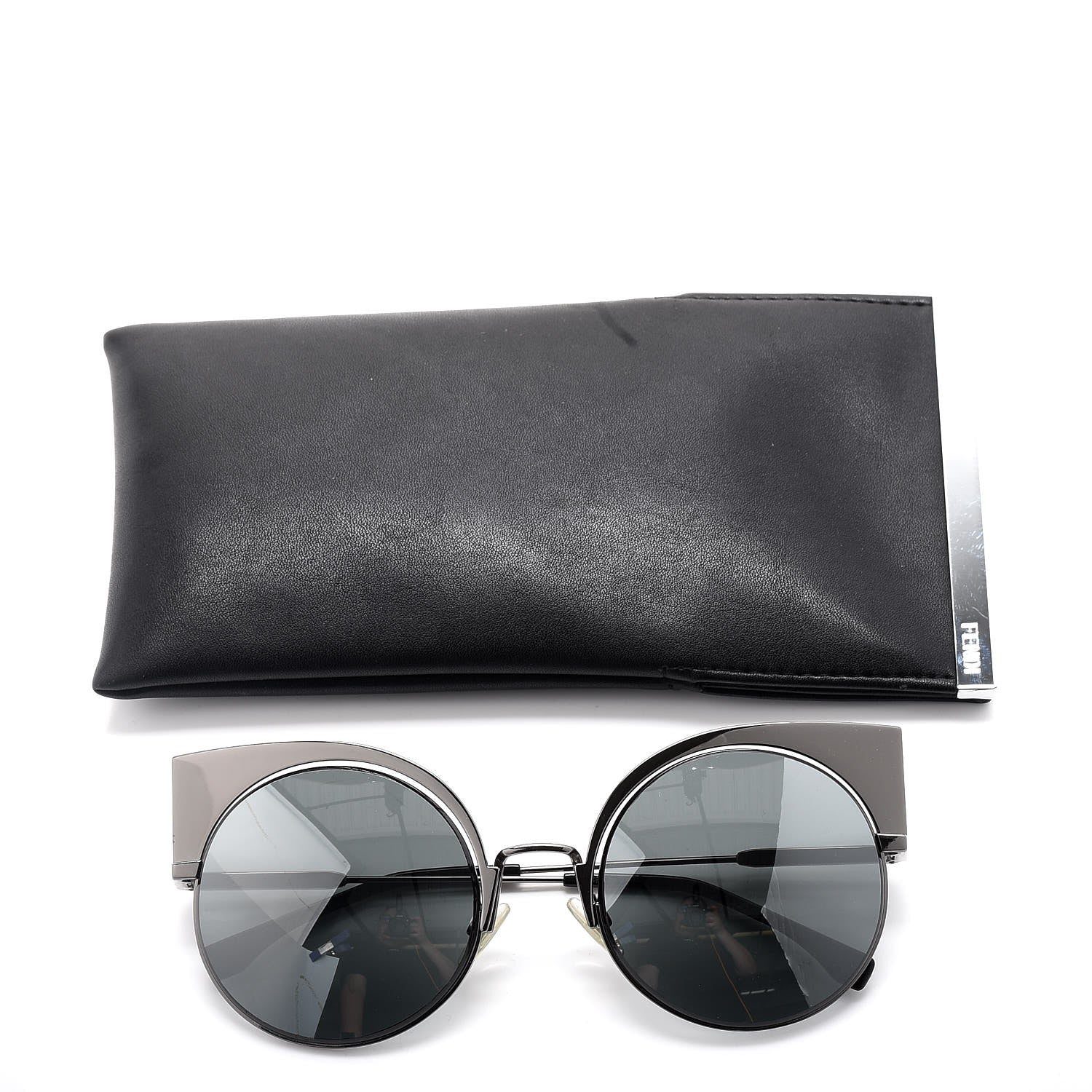 Fendi Eyeshine Sunglasses FF 0177/S Black 9 of 9