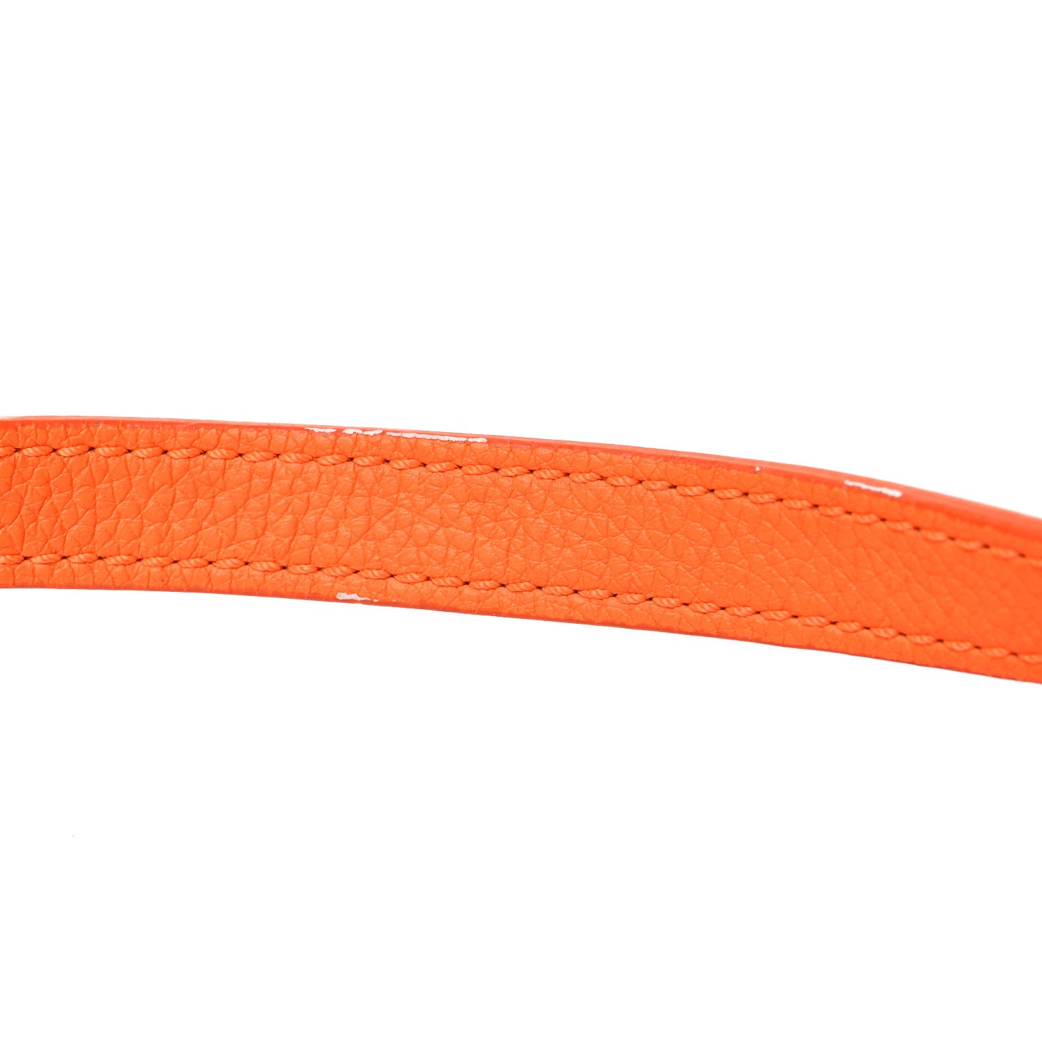 Celine Drummed Calfskin Nano Luggage Bright Orange 14 of 14