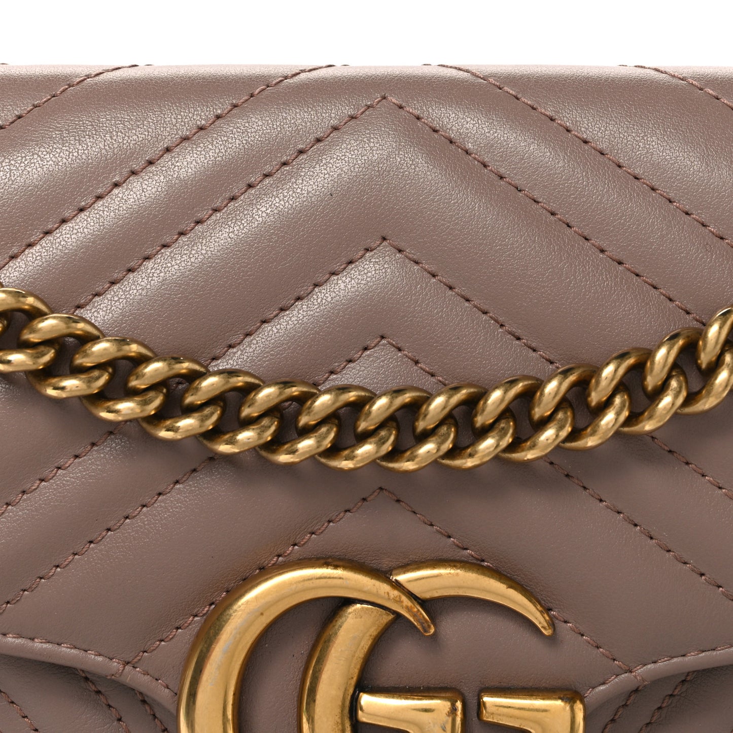 Calfskin Matelasse Small GG Marmont Shoulder Bag Porcelain Rose