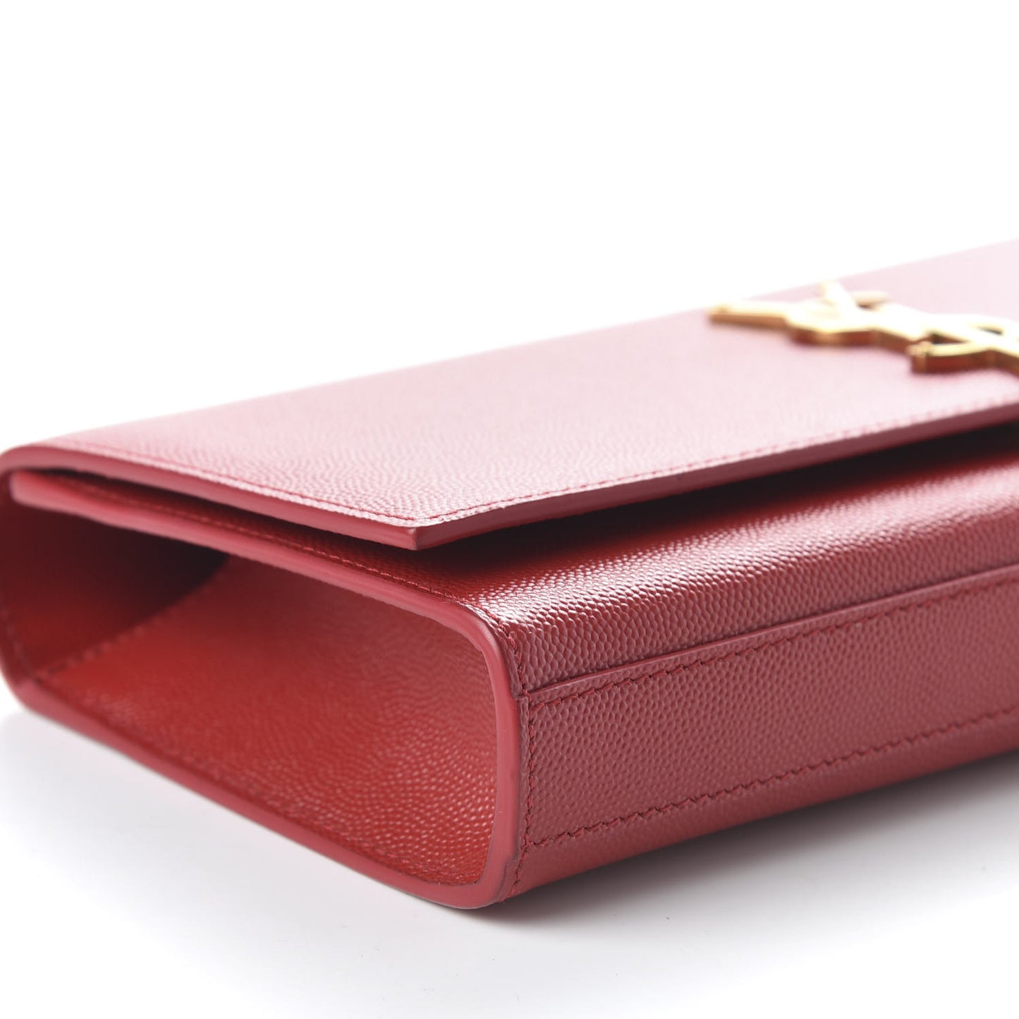 Grain De Poudre Classic Monogram Cassandre Clutch New Red