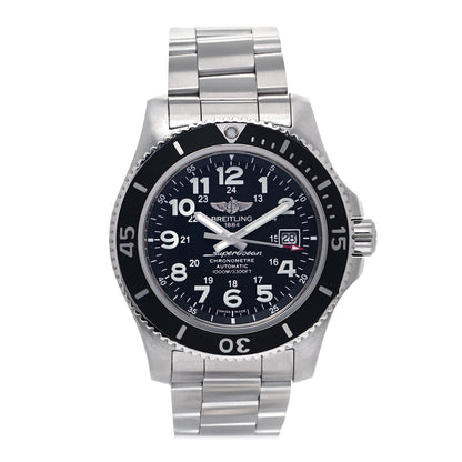 Breitling Stainless Steel 44mm SuperOcean Ⅱ Automatic Watch Black A17392D7 1 of 5