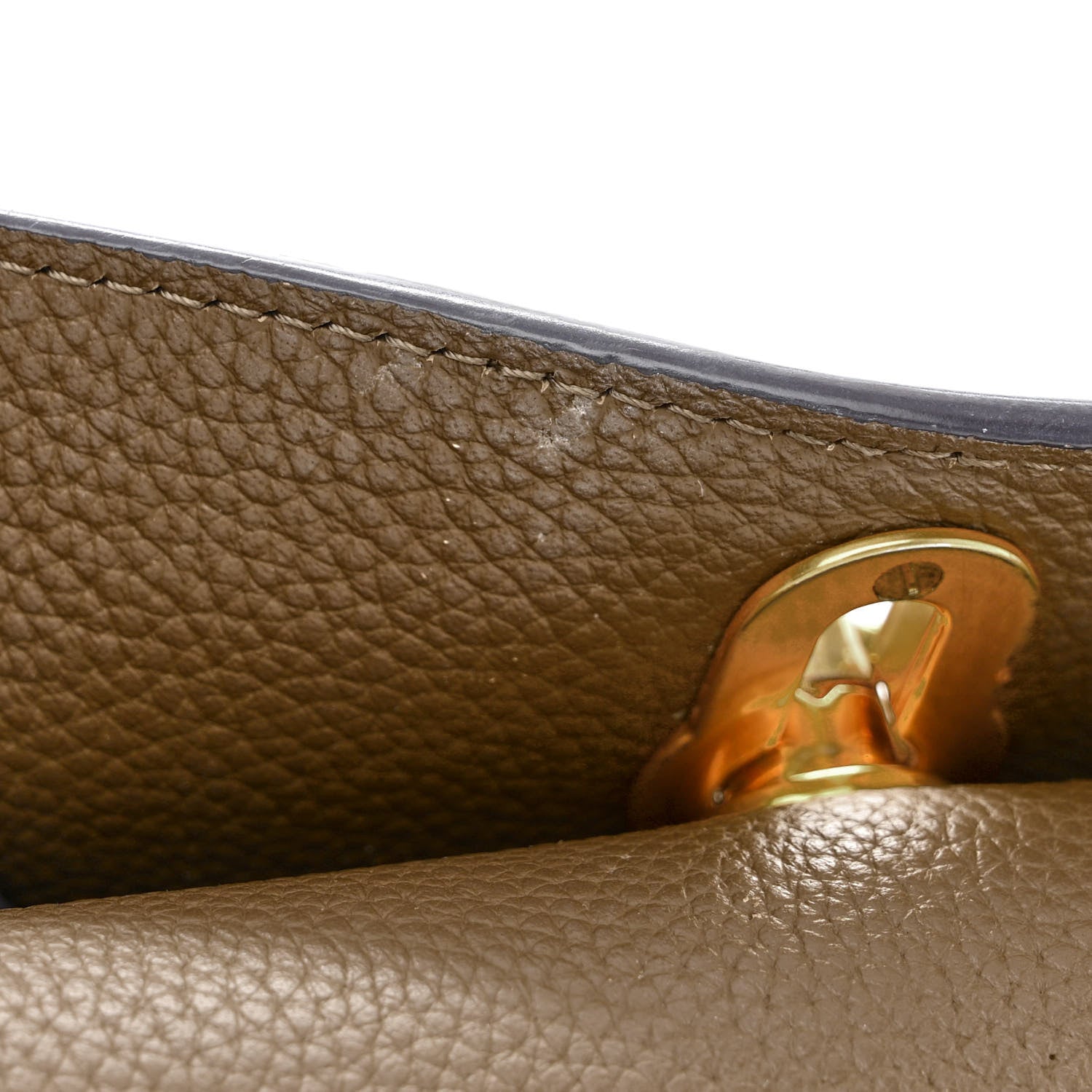 Mulberry Silky Calfskin Medium Leighton Solid Grey 13 of 17