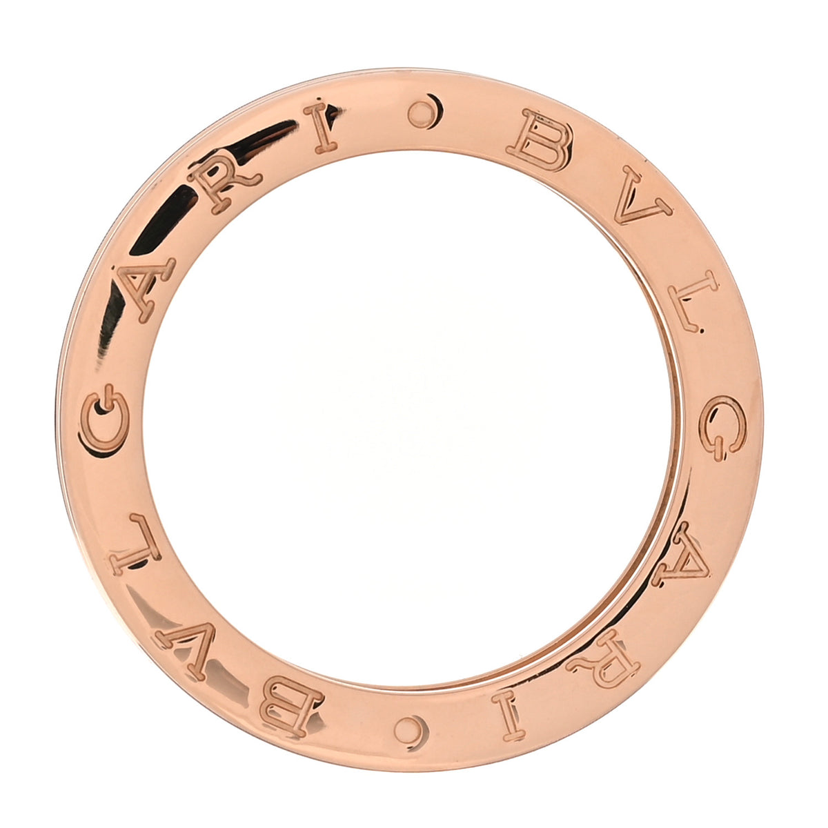18K Rose Gold B.Zero1 One-Band Ring 57 8