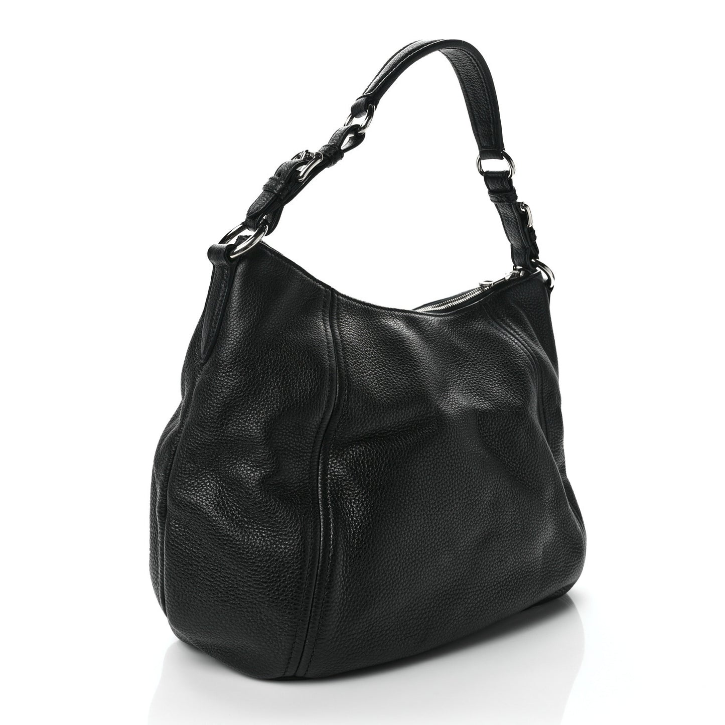 Vitello Phenix Hobo Black