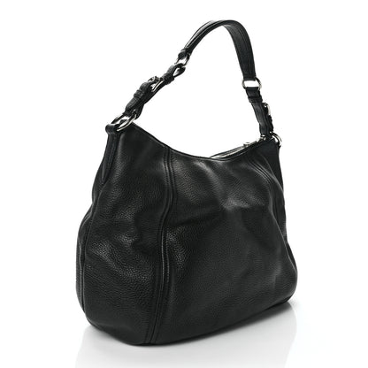 Prada Vitello Phenix Hobo Black 3 of 12