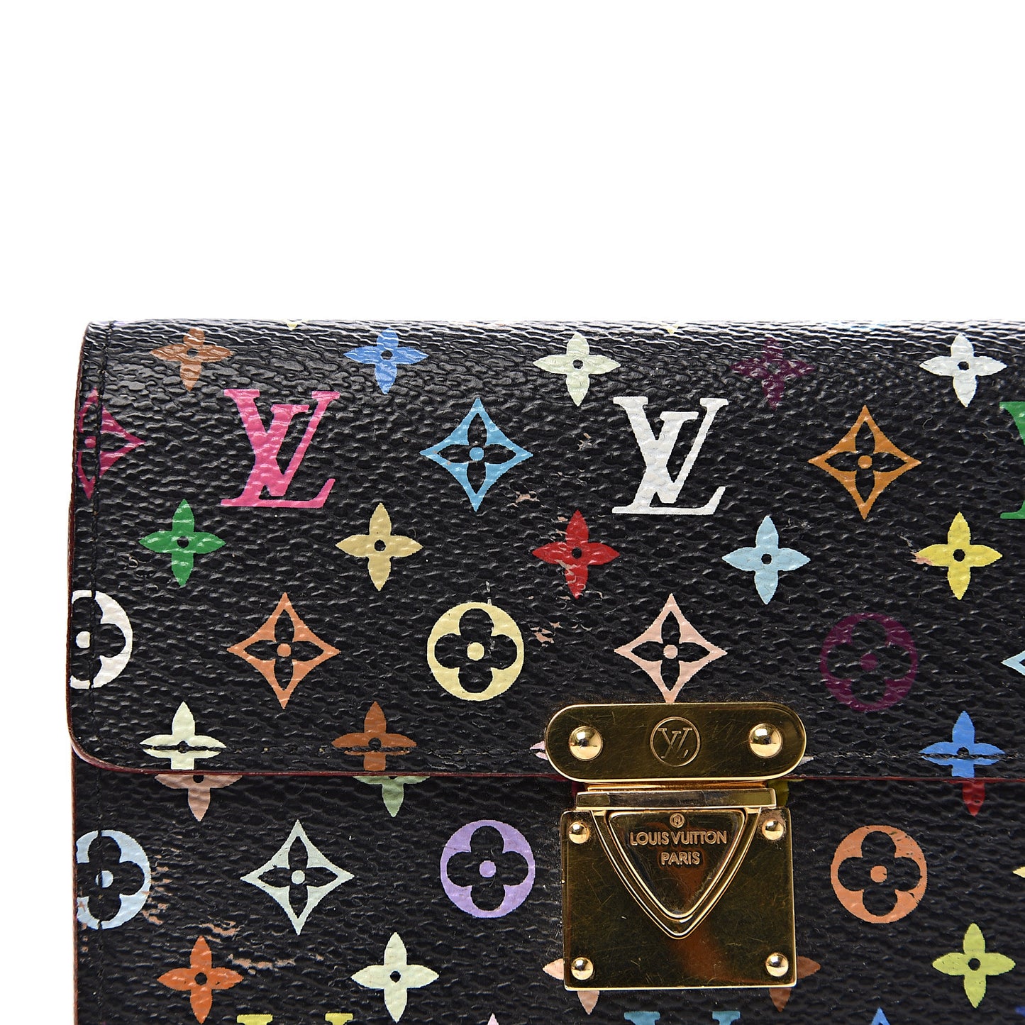 Monogram Multicolor Koala Wallet Black