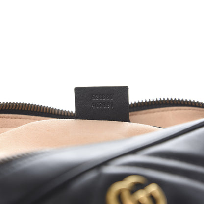 Gucci Calfskin Matelasse Mens GG Marmont Belt Bag 90 36 Black 7 of 14