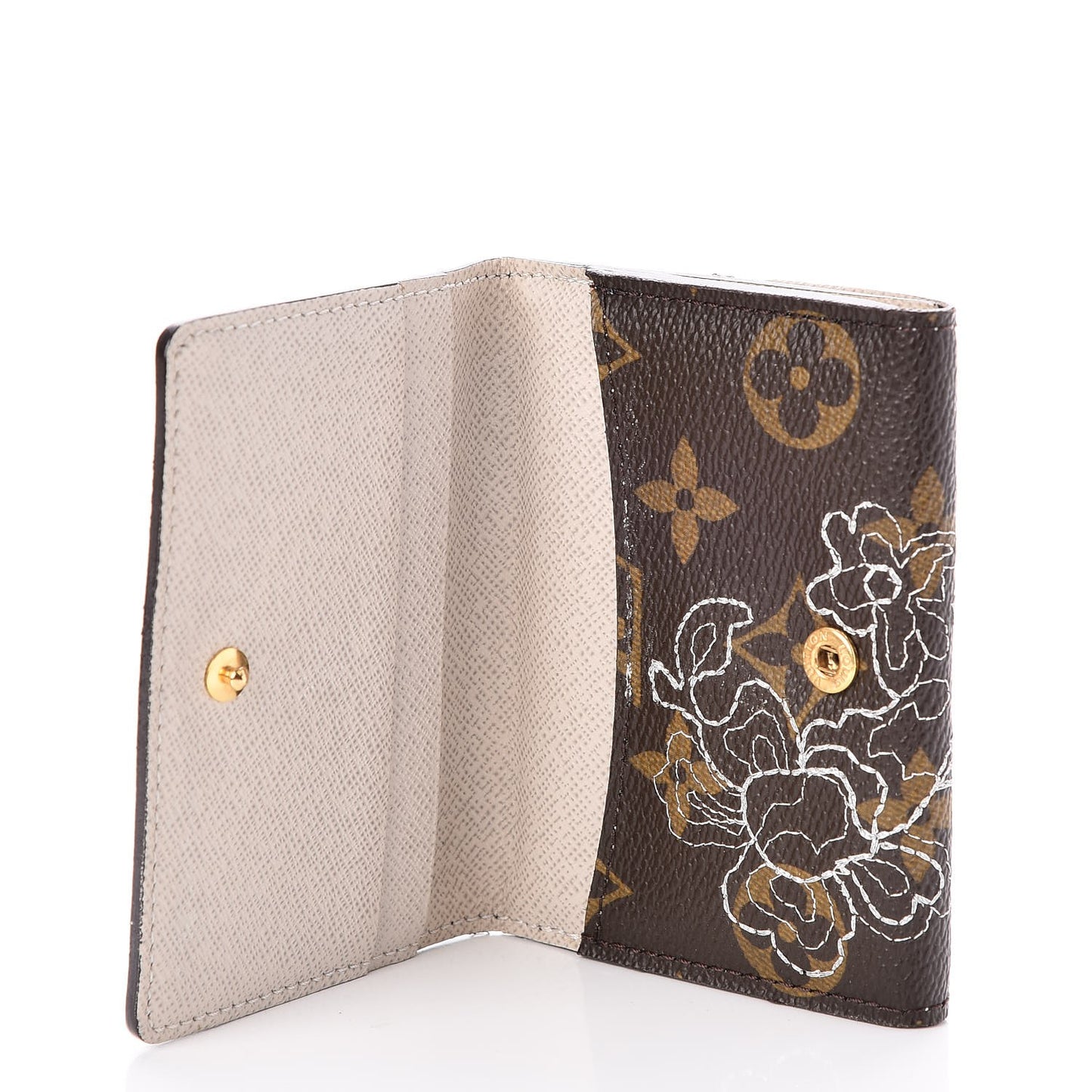 Monogram Dentelle Ludlow Wallet Silver