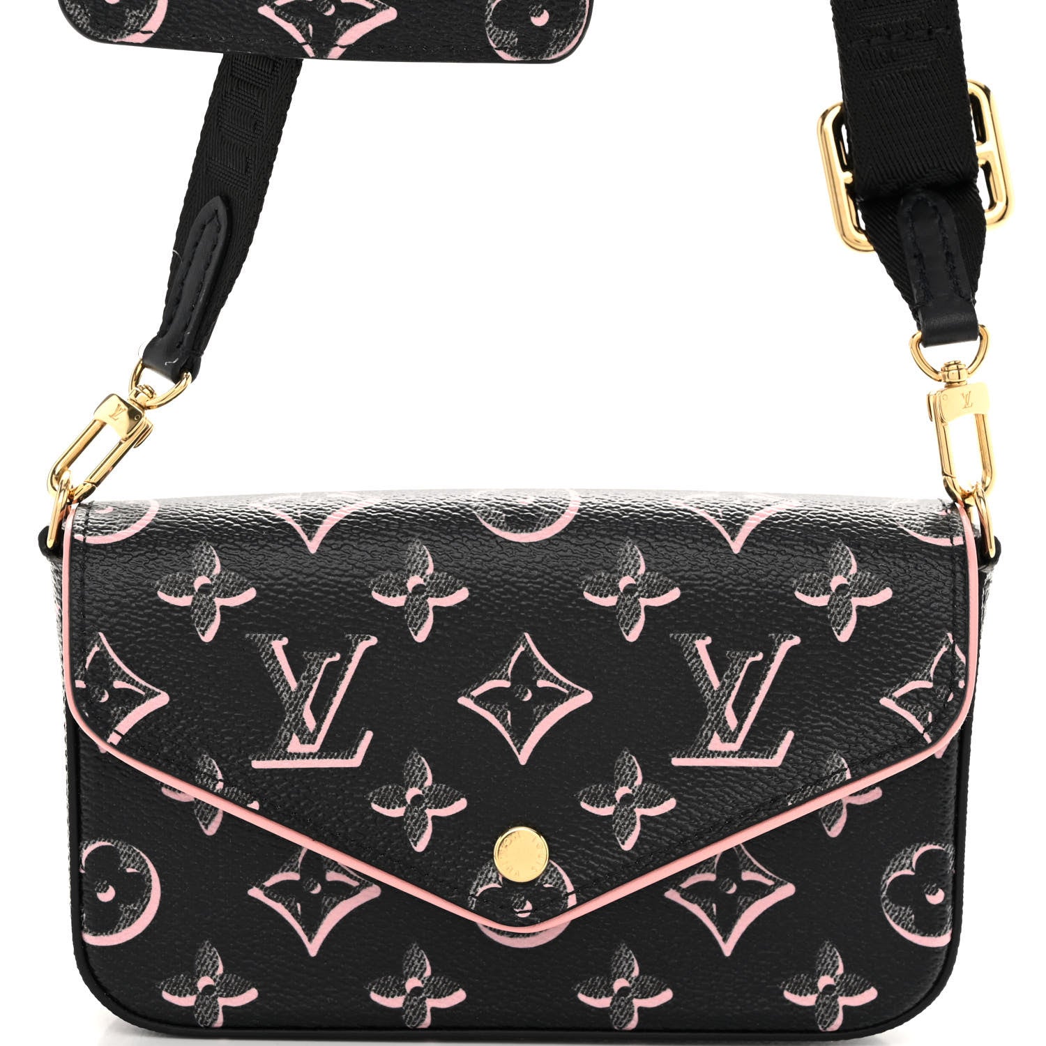 Louis Vuitton Monogram Fall For You Felicie Strap & Go Black 7 of 9